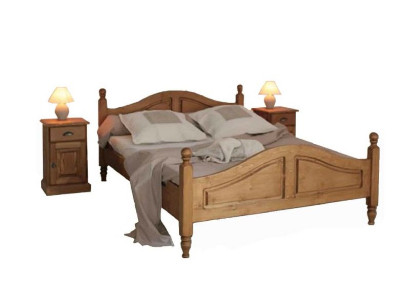 Łóżko drewniane Charlotte Mix 10 160x200