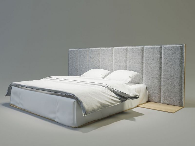 Drewniane łóżko DIUNA 120