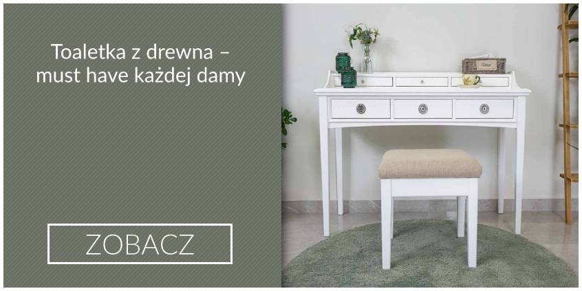 Toaletka z drewna – must have każdej damy