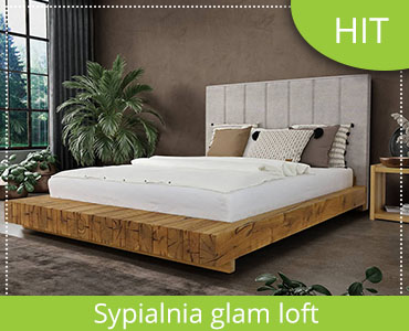 Sypialnia glam loft -> HIT
