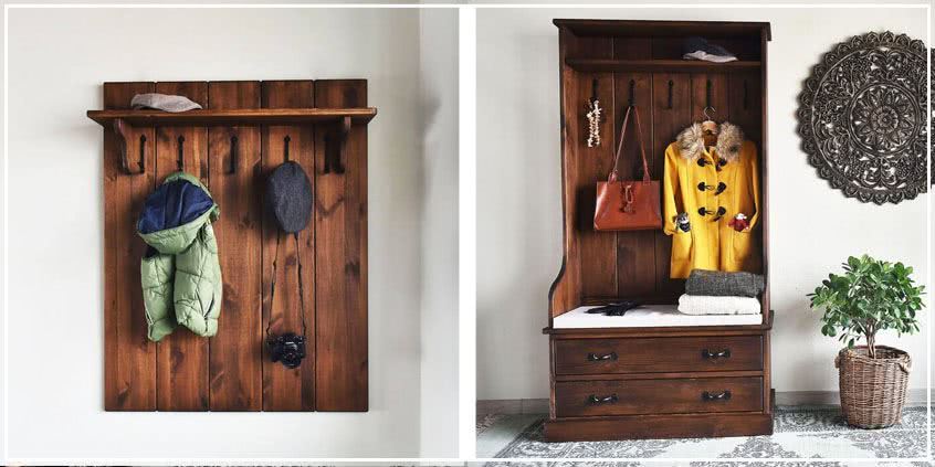 Przedpokój w stylu rustykalnym