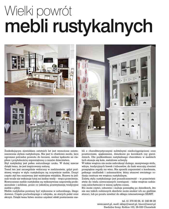 Meble rustykalne