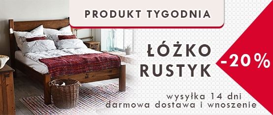 łóżka drewniane, promocja meble drewniane